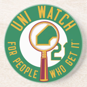 Green Uni Watch Onderzetter