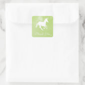 Green Unicorn Dank u Stickers (Tas)