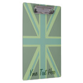 Green Union Jack Flag Decor Klembord (Rechts)
