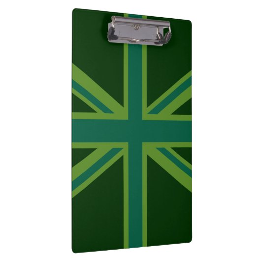 Green Union Jack Flag Decor Klembord (Rechts)