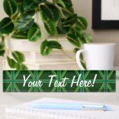 Green Union Jack Flag Decor Naambordje