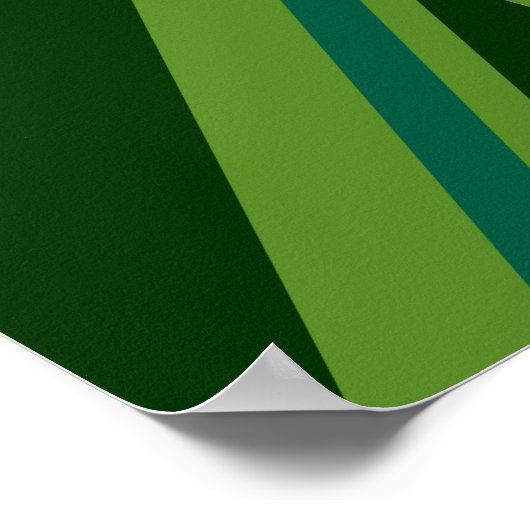 Green Union Jack Flag Decor Poster (Hoek)