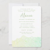 Green Unique Garden Scene Artiest Verjaardagsfeest Kaart (Voorkant)