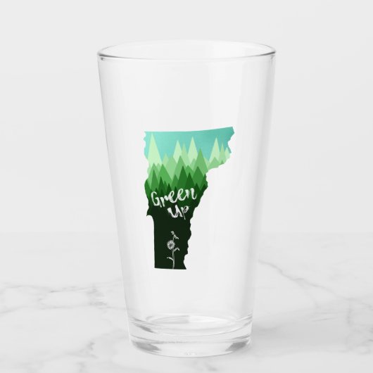 Green Up Vermont Glas (Voorkant)