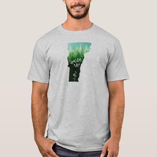Green Up Vermont T-shirt (Voorkant)