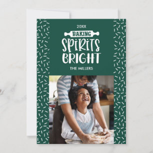 Green   Vakantie Bakken Geesten Bright Foto Feestdagenkaart