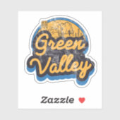 Green Valley, Arizona Sticker (Vel)