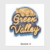 Green Valley, Arizona Sticker (Vel)