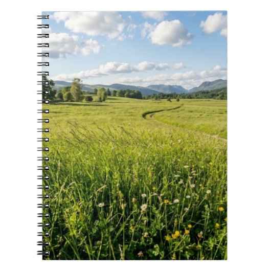 ​Green Valley & Mountains Nature Journal Notitieboek (Voorkant)