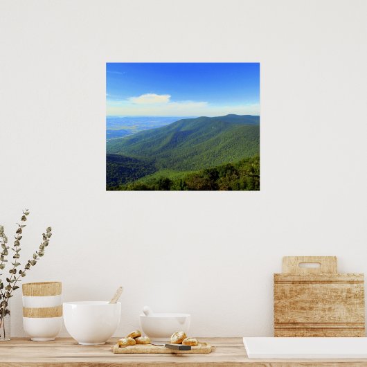 Green Valley of Virginia Poster (Keuken)