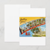 Green van Providence Rhode Island Save The Date (Voorkant / Achterkant)