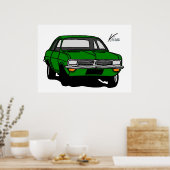 Green Vauxhall Viva HC Poster (Keuken)