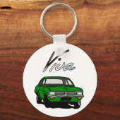 Green Vauxhall Viva HC Sleutelhanger (Voorkant)