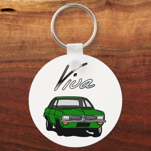 Green Vauxhall Viva HC Sleutelhanger (Voorkant)