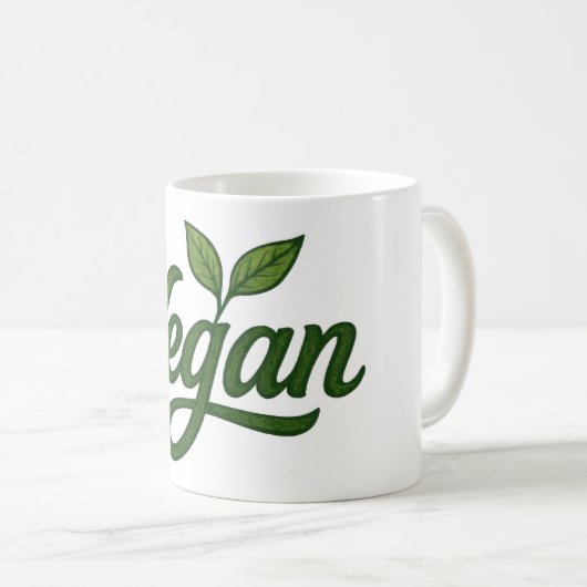 Green Vegan Koffiemok (Voorkant rechts)