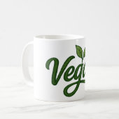 Green Vegan Koffiemok (Voorkant links)