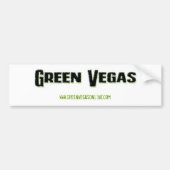Green Vegas Bumpersticker (Voorkant)
