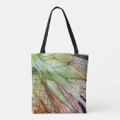 Green Veggies Tote Bag (Achterkant)