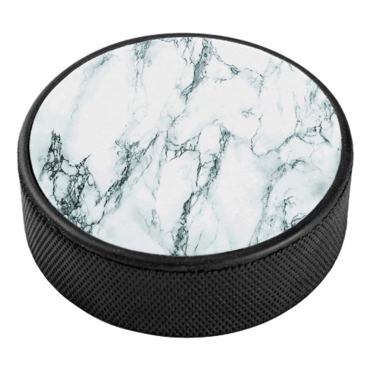 Green Vein Marble Hockey Puck (3/4)