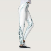 Green Vein Marble Kijk Leggings (Rechts)