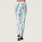 Green Vein Marble Kijk Leggings (Achterkant)