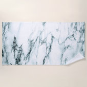 Green Vein Marble ziet er persoonlijk uit Strandlaken (Voorkant)