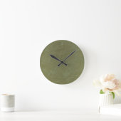 Green Venetian Plaster Ronde Klok (Huis)