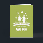 Green | Verbazingwekkende vrouw | Gelukkige verjaa Kaart<br><div class="desc">Dit is een niet direct groen ontwerp | Verbazingwekkende vrouw | Gelukkige verjaardagskaart. De kaart is gemaakt met behulp van een van de levendige regenboogkleuren van de LGBT Pride Flag als centraal thema. Het shows van een lesbisch paar op de kaart. We hebben geen Straight Design-kaarten gemaakt, zodat je de...</div>