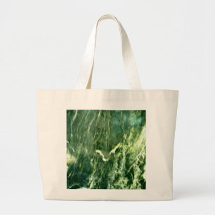 Green Verde Alpi Marble Grote Tote Bag