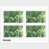 Green Verde Alpi Marble Rechthoekige Sticker (Vel)