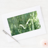 Green Verde Alpi Marble Rechthoekige Sticker (Envelop)