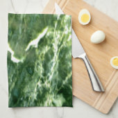 Green Verde Alpi Marble Theedoek (Quarter Fold)