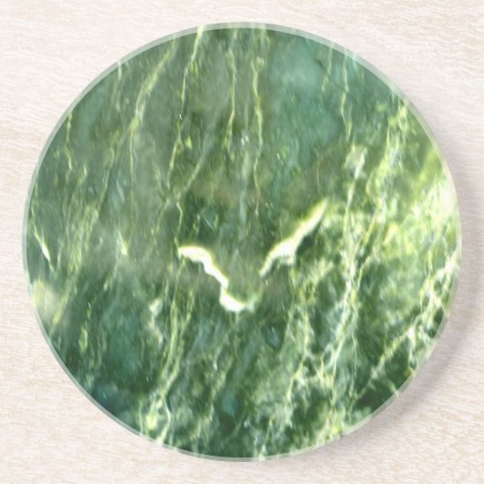 Green Verde Alpi Marble Zandsteen Onderzetter (Voorkant)