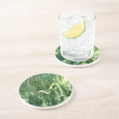 Green Verde Alpi Marble Zandsteen Onderzetter (Zijkant)