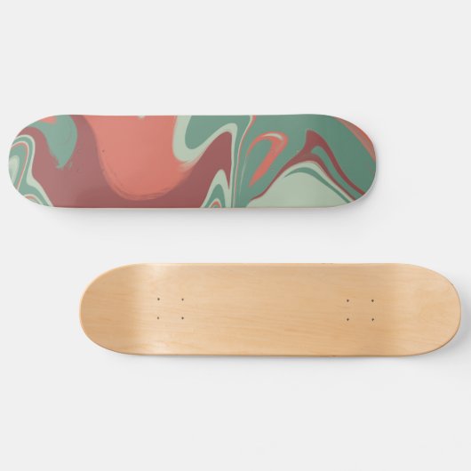 Green Vibe Persoonlijk Skateboard (Horizontaal)
