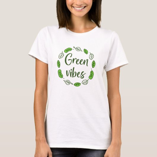 Green Vibes T-shirt (Voorkant)