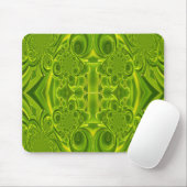 Green Vibrant Texture Mousepad Muismat (Met muis)