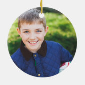 Green Video Game Controller Kinder Kerstmis Keramisch Ornament (Achterkant)