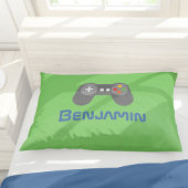 Green Video Game Controller Kussensloop
