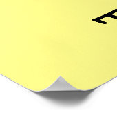 Green Vier Leaf Clover Poster (Hoek)