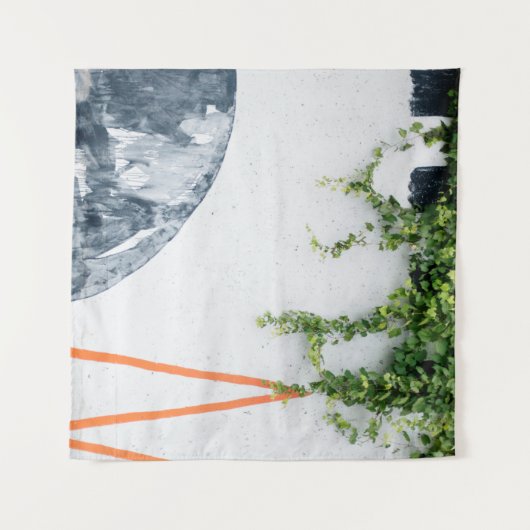 GREEN VINES ON WALL WANDKLEED (Voorkant (horizontaal))