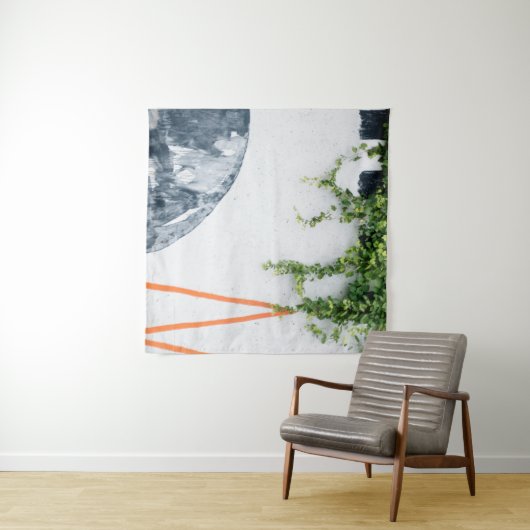 GREEN VINES ON WALL WANDKLEED (In Situ (horizontaal))