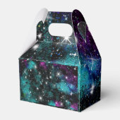 Green Violet Galaxy Star Milky Way Bedankdoosjes (Voorkant Zijde)