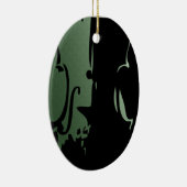 Green Violin Ornament (Rechts)