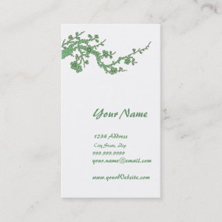 Green Visitekaartje Profile Card