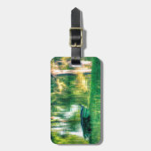 Green Vissen Boat Bagagelabel (Voorkant verticaal)