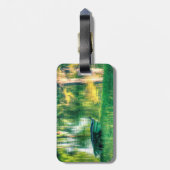 Green Vissen Boat Bagagelabel (Achterkant verticaal)