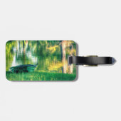 Green Vissen Boat Bagagelabel (Achterkant horizontaal)