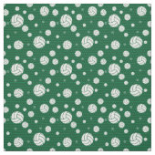 Green Volleyball Chevron Patterned Stof (Swatch)