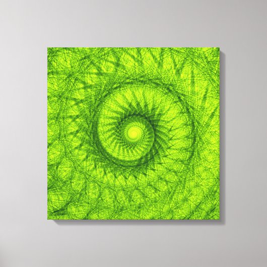 Green Vortex Canvas (Voorkant)